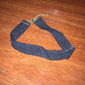black lace chocker